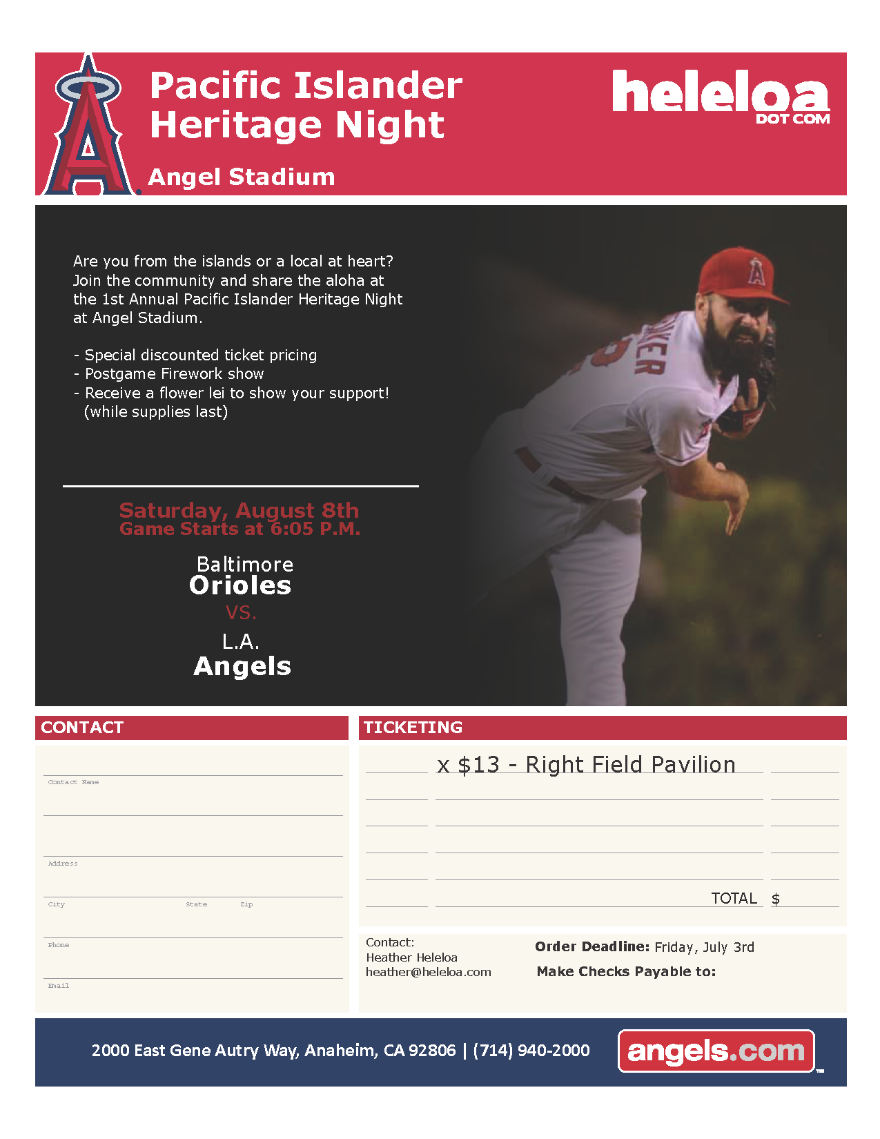 pacific islander heritage night at angel stadium