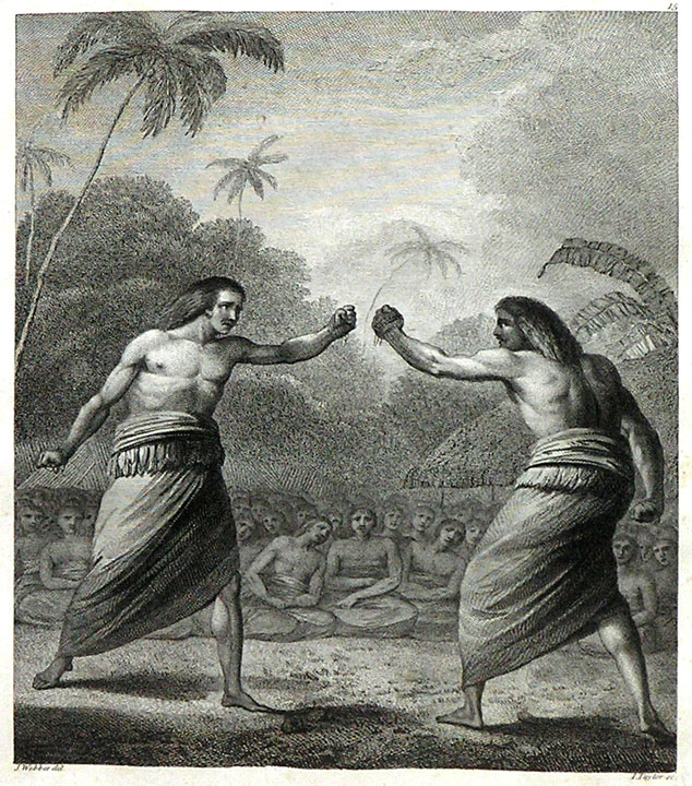 A Boxing Match in Hapaee (Tonga) by John Webber