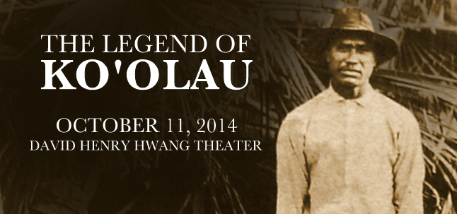 The Legend of Ko'olau, a play by Gary Kubota with actor Moronai Kanekoa